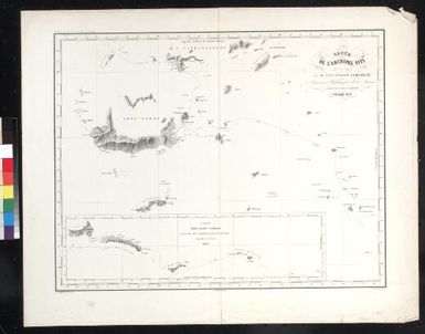 Carte de L'Archipel Viti / levee et dressee par M. Vincendon Dumoulin Ingenieur hydrographe de La marine abord de la corvette l'Astrolabe octobre 1838