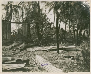 Marines advancing with rifles