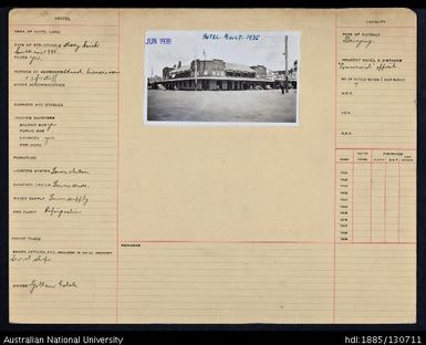 Golan Hotel Lismore card 3 side 2