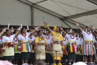 Tongan Lakalaka dance, ASB Polyfest.