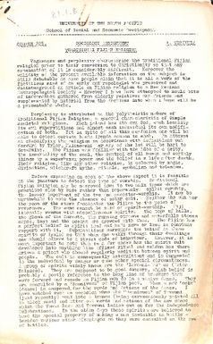 SE223 sociology assignment