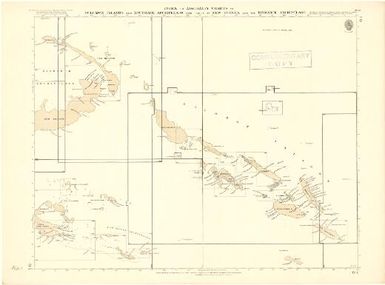 Index to Admiralty charts of Solomon Islands and Louisiade Archipelago, with parts of New Guinea and the Bismarck Archipelago / Hydrographic Office