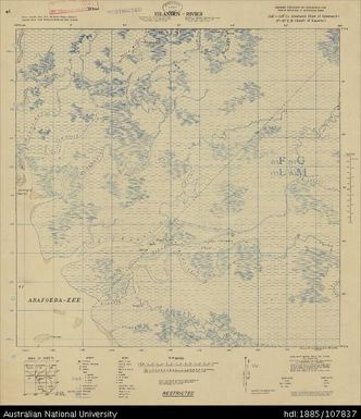 Indonesia, Papua, Netherlands Indies, Eilanden-Rivier, 1943, 1:250 000
