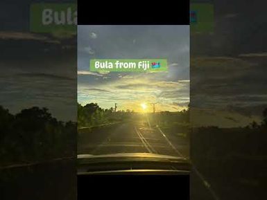 Sunset from Fiji 🇫🇯 - Jan 13 2026