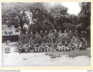 TOROKINA, BOUGAINVILLE. 1945-11-21. MEMBERS OF A TROOP, 10 BATTERY, 4 FIELD REGIMENT. THE REGIMENT SERVED WITH DISTINCTION IN THE RECENT BOUGAINVILLE CAMPAIGN