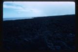 Lava flow that surrounded lighthouse, February 1960