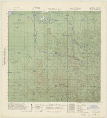 New Britain, provisional map (Gavuvu River)