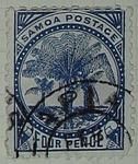 Stamp: Samoan Four Pence