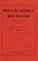 Te 'ihi reo e te tarame papa-reo : te ta’o : DEUG et licence Reo ma’ohi