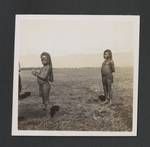 Two Benabena boys at Goroka dome, Papua New Guinea, 1947