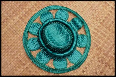 Raffia hat, Manihiki, Cook Islands