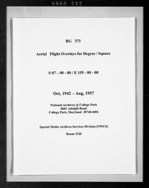 Overlay indexes for degree square 07S155E