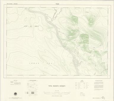 New Guinea 1:250,000 total magnetic intensity: Yule (Sheet C55/B1-18)