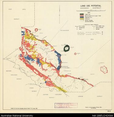 Papua New Guinea, Land Use Potential Madang District, Sheet 12.2, 1:1 584 000