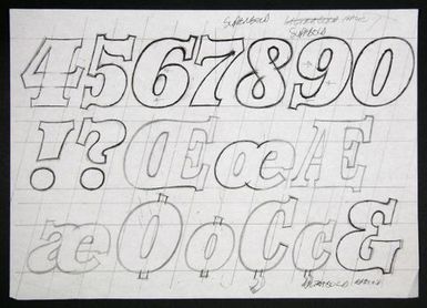 Churchward Newstype Supabold Italic Sketch
