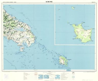 Carte de la Nouvelle Caledonie 1200,000: Ile des Pins (Sheet 1)