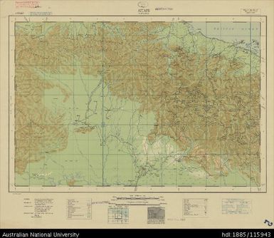 Papua New Guinea, Equatorial New Guinea, Aitape, 4 Mile Strategic series, Sheet 2078, 1944, 1:253 440