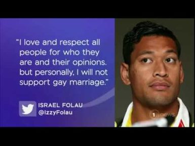 Human rights advocates respond to Israel Folau's anti-gay comments