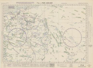 Australian aeronautical map: Port Hedland (Sheet F4)