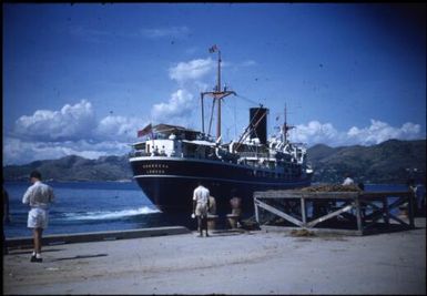Changsha leaves the wharf : Port Moresby, Papua New Guinea, 1953 / Terence and Margaret Spencer