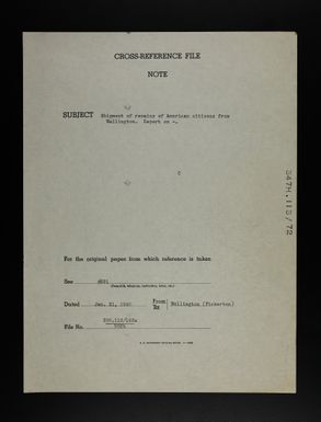 Cook Islands/Kermadec/Kermad Islands/New Zealand/Tokelau/Tokela Islands/Union Islands: 347H.1115/5 - British South Africa/Union of South Africa: 348A.113 Daggitt, Richard P.