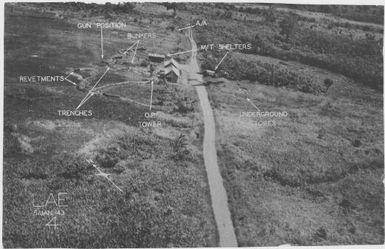 [Aerial photographs relating to the Japanese occupation of Lae, Papua New Guinea, 1943] (64)
