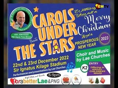 CHRISTMAS PROGRAM IN LAE