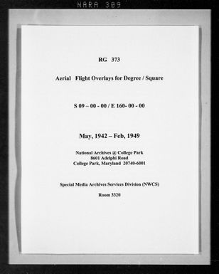 Overlay indexes for degree square 09S160E