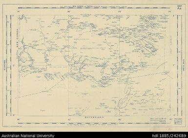 Papua New Guinea, New Guinea and Papua, Base Compilation, Base Compilation Series, Sheet A.e., 1953, 1:600 000