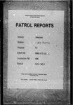 Patrol Reports. Western District, Lake Murray, 1961 - 1962