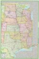 Central & western United States interstate highway map : including Alaska, Arizona, Arkansas, California ... Wisconsin, & Wyoming / UniversalMAP