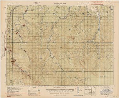 Provisional map, northeast New Guinea: Mount Kubari (Sheet Mount Kubari)