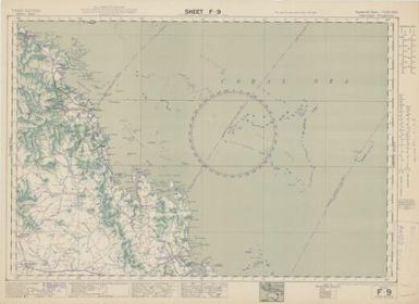 Australian aeronautical map (Sheet F9)