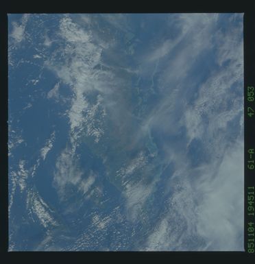 61A-47-053 - STS-61A - STS-61A earth observations