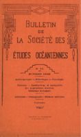 Bulletin de la Société des Études Océaniennes numéro 15