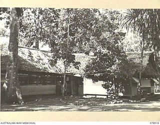 LAE, NEW GUINEA. 1945-02-06. THE CONFERENCE ROOM AT HEADQUARTERS, FIRST AUSTRALIAN ARMY