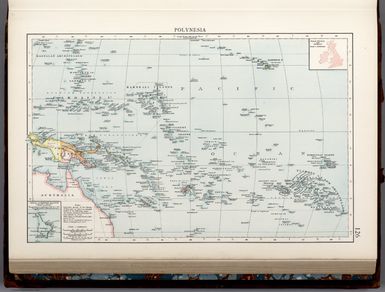 Polynesia. (Published at the office of "The Times," London, 1900). (insets) Jaluit or Bonham Islands (Marshall Islands) ; Great Britain and Ireland.