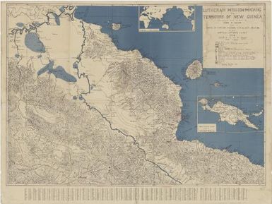 Lutheran mission Madang in Territory of New Guinea (J.R. Black Map Collection / Item 92)