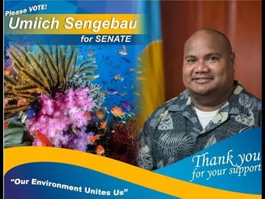 Candidate Umiich Sengebau for Senate 2020 (10/16/2020)