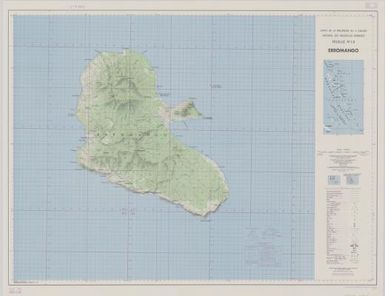 Carte de la Melanesie au 1100.000.: Erromango (Sheet 13)