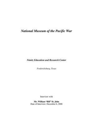 Oral History Interview with William St. John, December 5, 2008