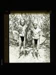 Two men in ceremonial dress, New Guinea, c1924 to ?