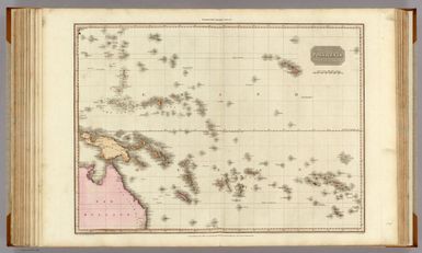 Polynesia. Drawn under the direction of Mr. Pinkerton by L. Hebert. Neele sculpt. 352 Strand. London: published Janr. 1st. 1813, by Cadell & Davies, Strand & Longman, Hurst, Rees, Orme, & Brown, Paternoster Row.