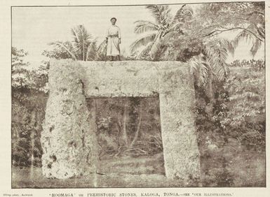 Hoomaga or prehistoric stones, Kaloga, Tonga