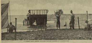 New Zealand troops join the Solomon Islands offensive against the Japanese