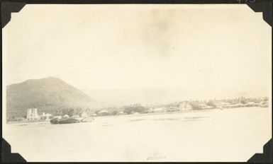 View of Apia and the coastline, Samoa, 1929 / C.M. Yonge