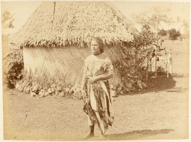 A Tongan Belle, Nukualofa [Nuku'alofa]. From the album: New Zealand Views