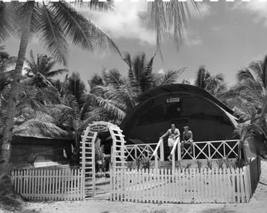 Entrance to "Hotel Sixty-Nine" at Camp Dealey