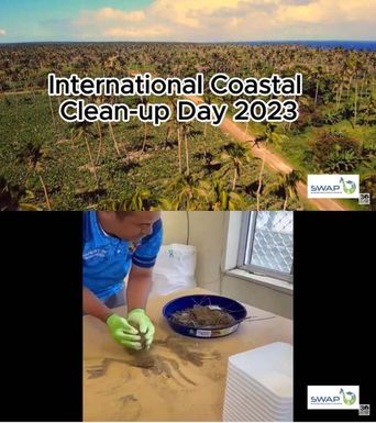 International Coastal Cleanup Day2023: Conducted by Tonga Department-Environment Social Committee