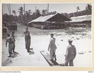 MUSCHU ISLAND, NEW GUINEA. 1945-09-24. LIEUTENANT GENERAL K. YOSHIWARA, CHIEF OF GENERAL STAFF, 18 JAPANESE ARMY, AND REAR-ADMIRAL S. SATO, COMMANDER JAPANESE NAVAL FORCES ON MUSCHU AND KAIRIRU ..